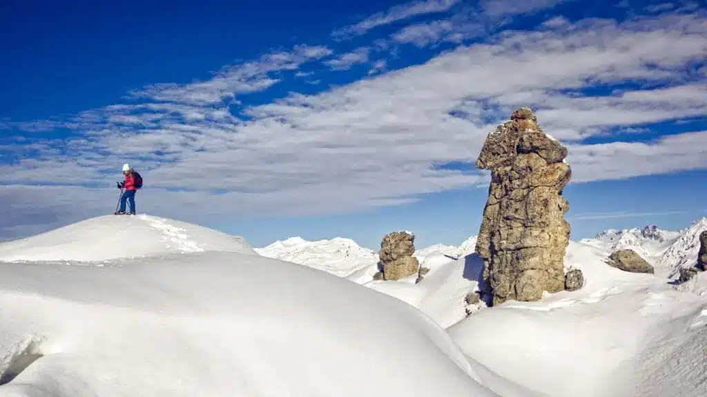 raquettes à la plagne