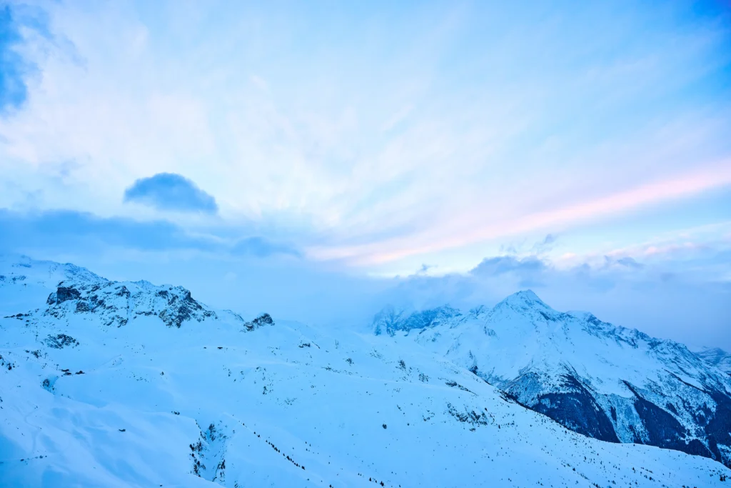 lever de soleil la Plagne