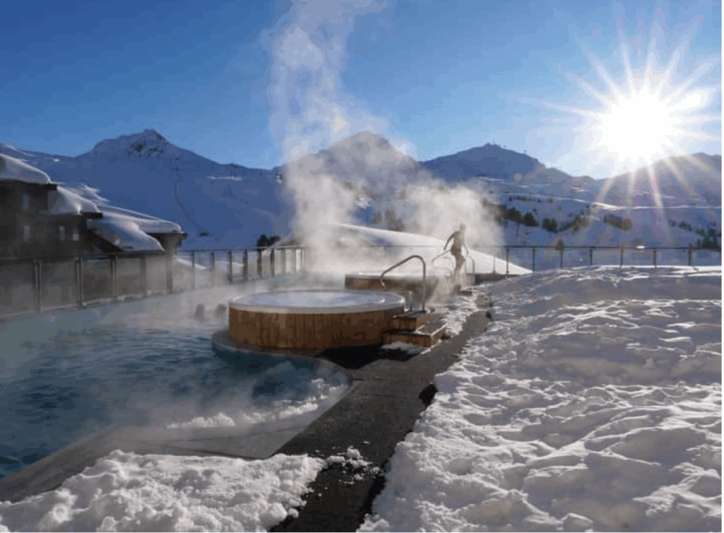 detente la plagne jacuzzi spa