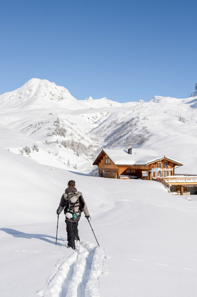 ski de randonnée la plagne alpes