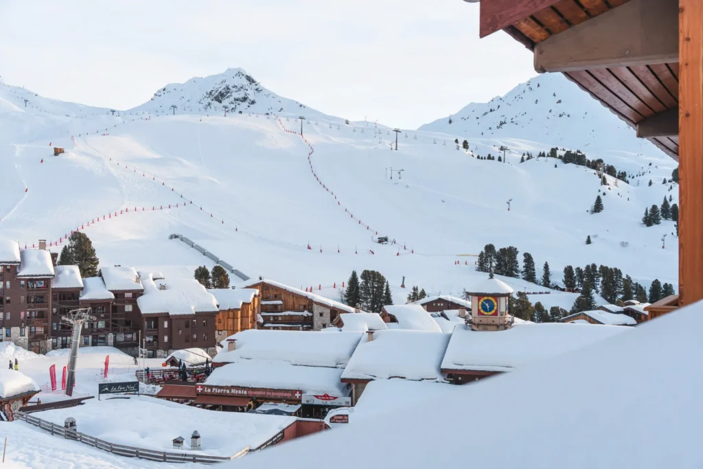 location chalet Belle Plagne village piéton