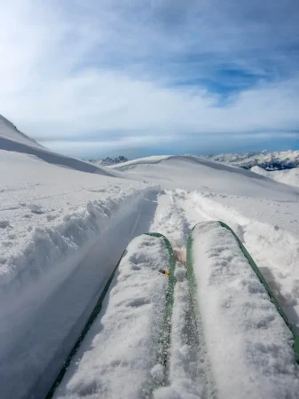 hors piste ski la plagne