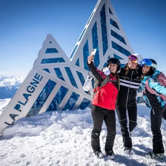 live 3000 la plagne Paradiski ski resort