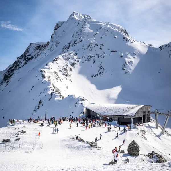 La Plagne : station haute altitude avec glacier à 3000 mètres