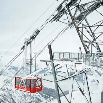 téléphérique ski les arcs paradiski