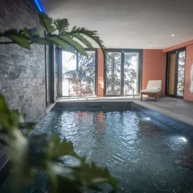 chalet avec piscine