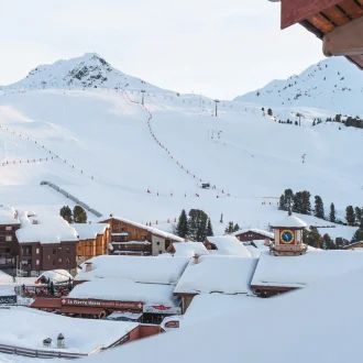 location chalet Belle Plagne village piéton
