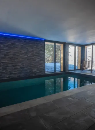 location chalet avec spa et piscine