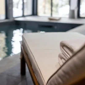 spa chalet with pool French Alps